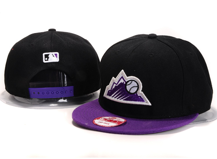 MLB Colorado Rockies NE Snapback Hat #10